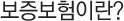 보증보험이란?